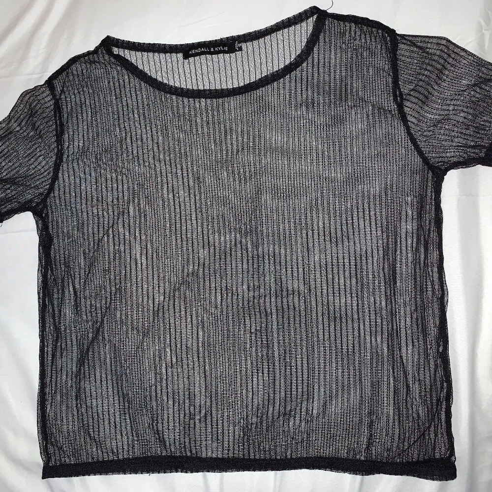 Kendall & Kylie Mesh Crop Top